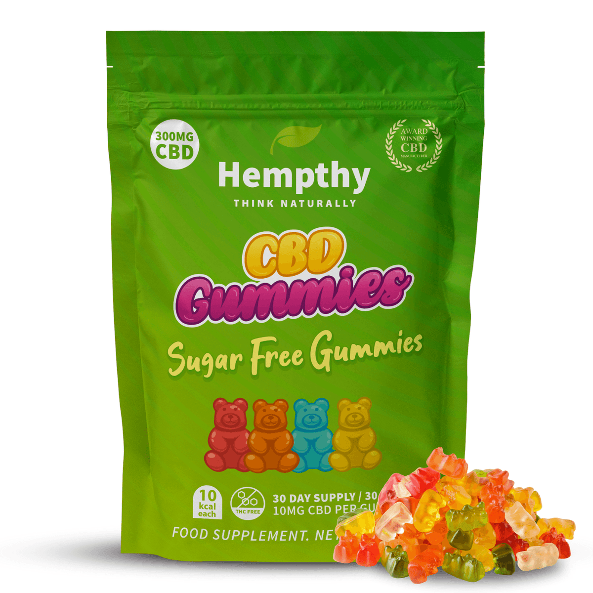 CBD Gummies Sugar Free Hempthy