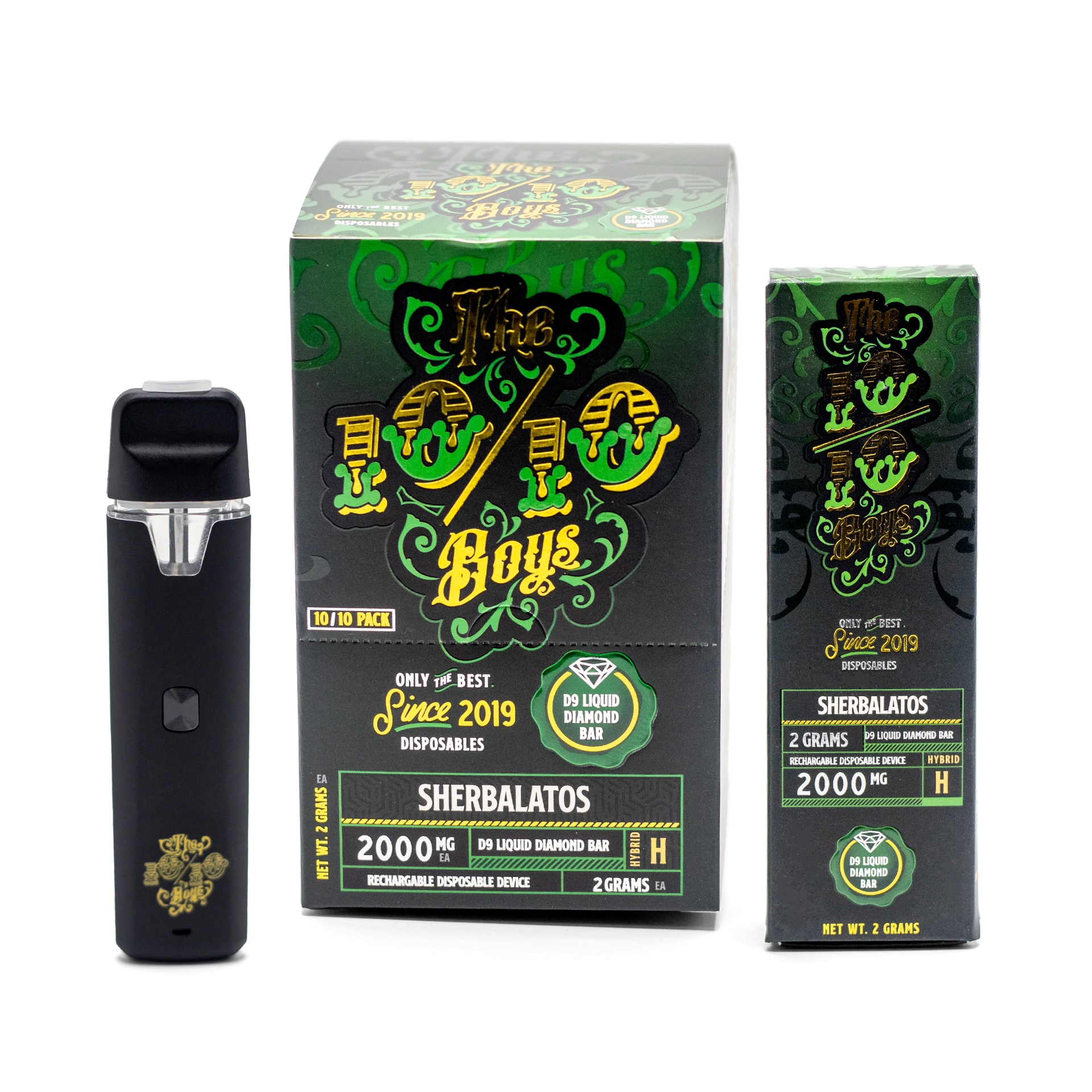 X1 New 2ML 10/10 Boys THCP Pods UK Compliant