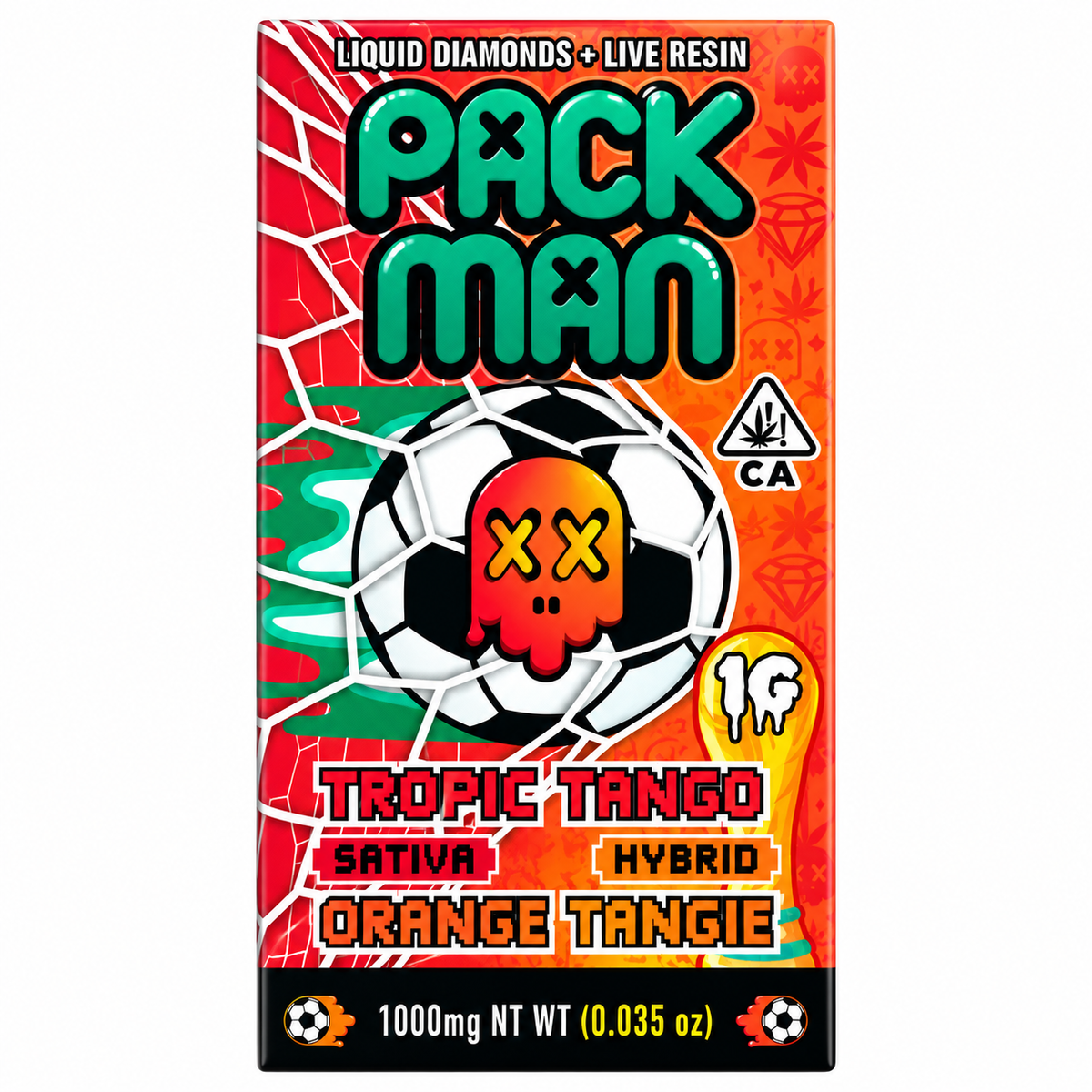 X1 1ml 2026 World Cup Pack Man Colab THCX Pods UK Compliant
