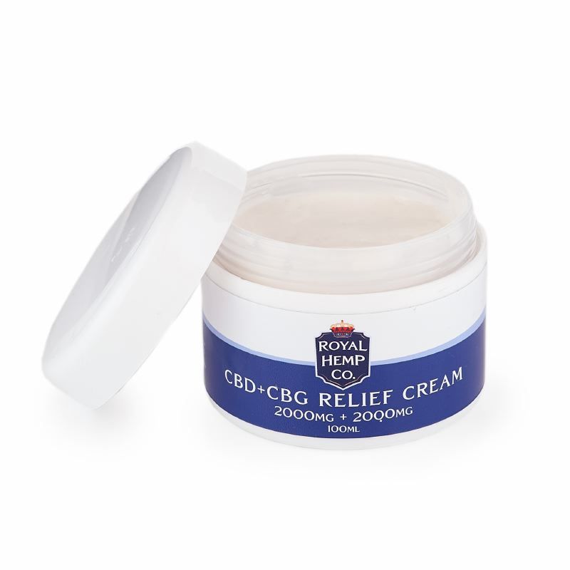 Royal Hemp Co. 2000mg CBD + 2000mg CBG Relief Cream | 100ml