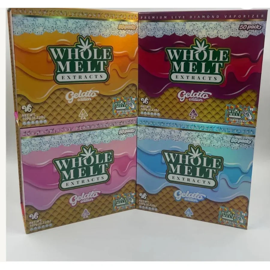 X1 New 2ML Whole Melt V6 Gelato Edition THCP Pods UK Compliant