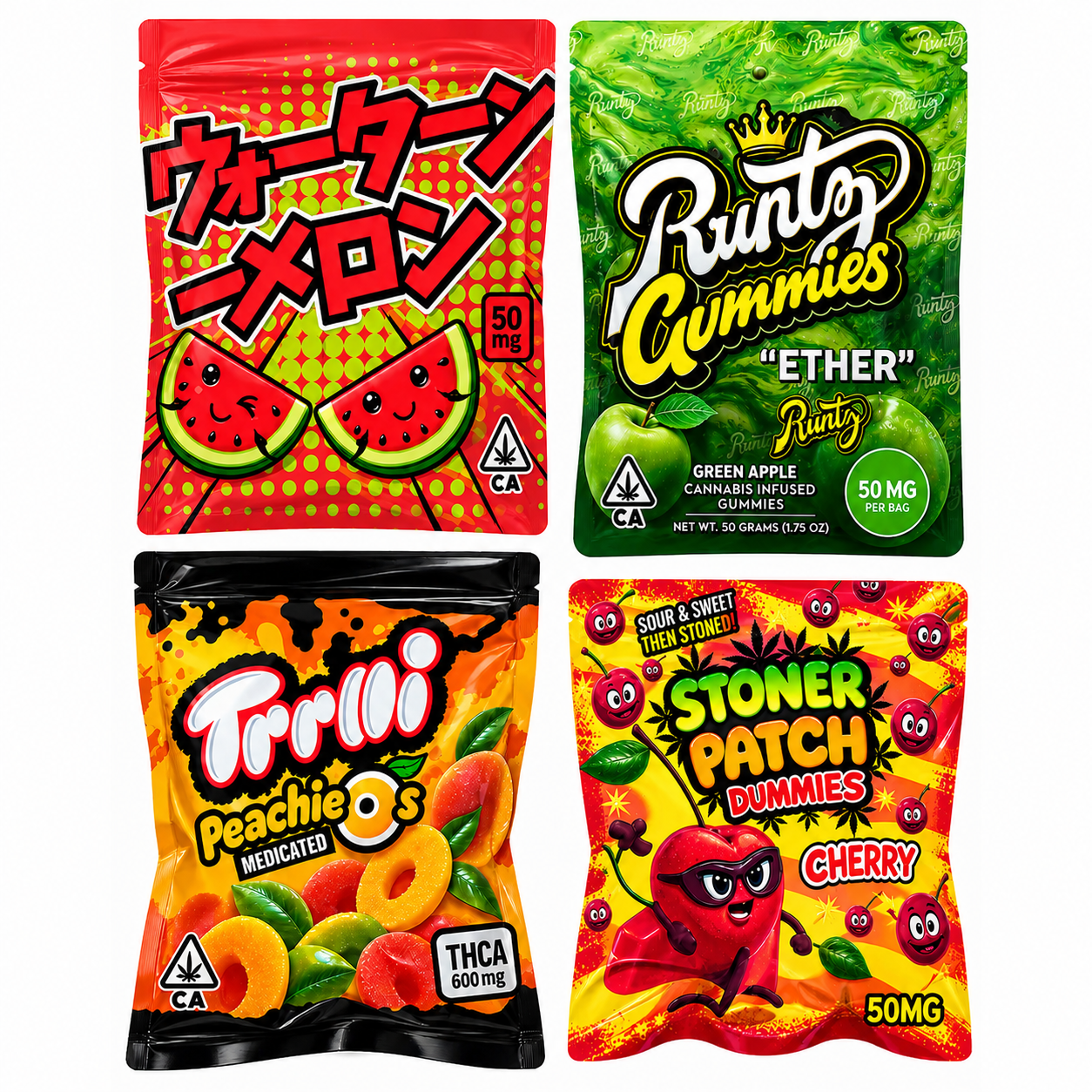 CaliBudz THCA Gummies Variety (Replaced Pollinate Gummies)