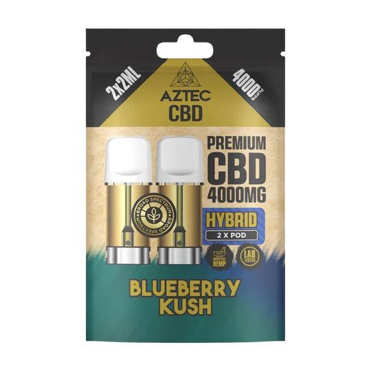 πΏ Aztec CBD 4000mg Broad Spectrum Refill CBD Pods X2ml Pods