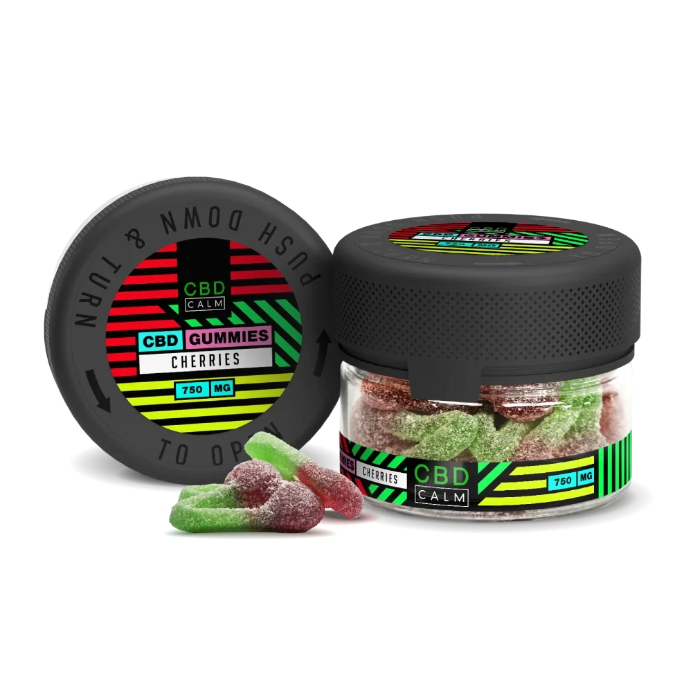 750mg Cherries CBD Gummies CBD Calm