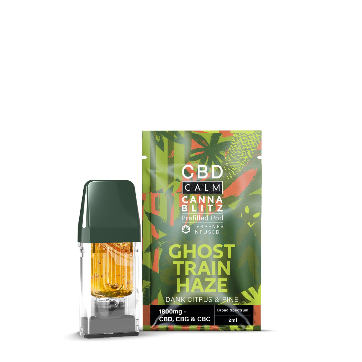 CANNABLITZ 1800mg Prefilled Pod CBD Calm