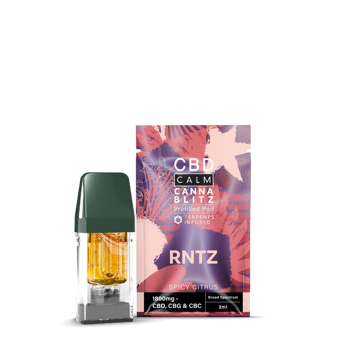CANNABLITZ 1800mg Prefilled Pod CBD Calm