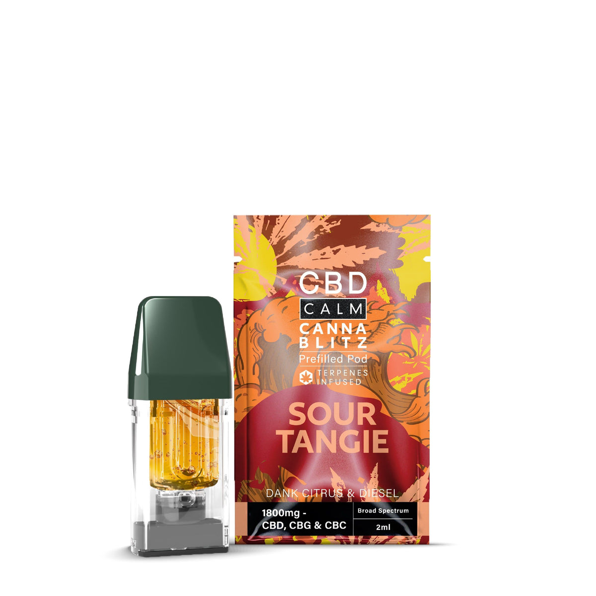 CANNABLITZ 1800mg Prefilled Pod CBD Calm
