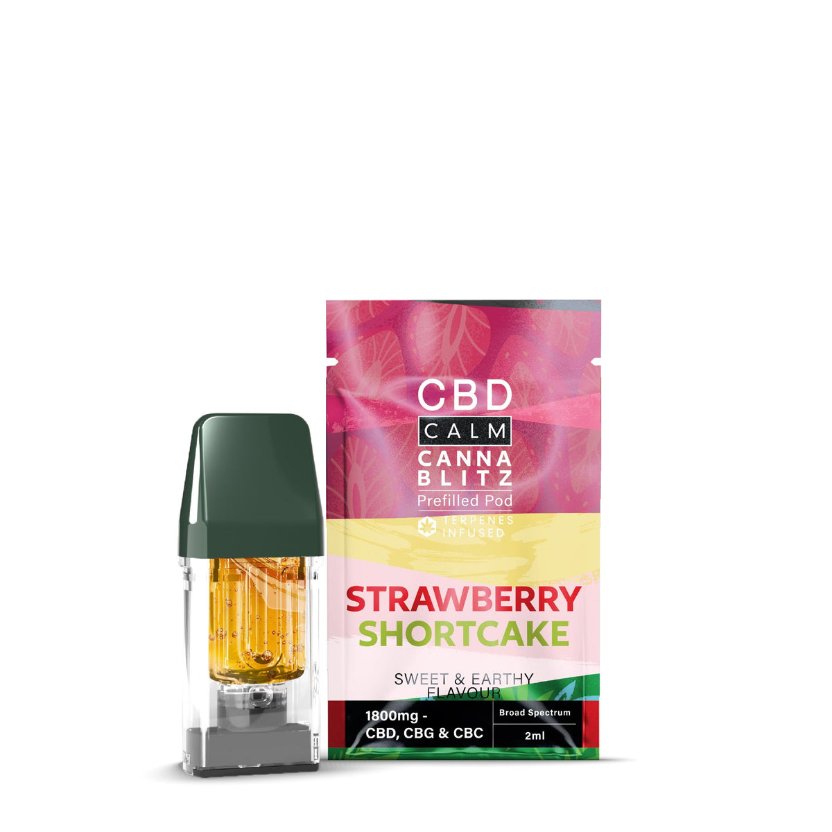 CANNABLITZ 1800mg Prefilled Pod CBD Calm