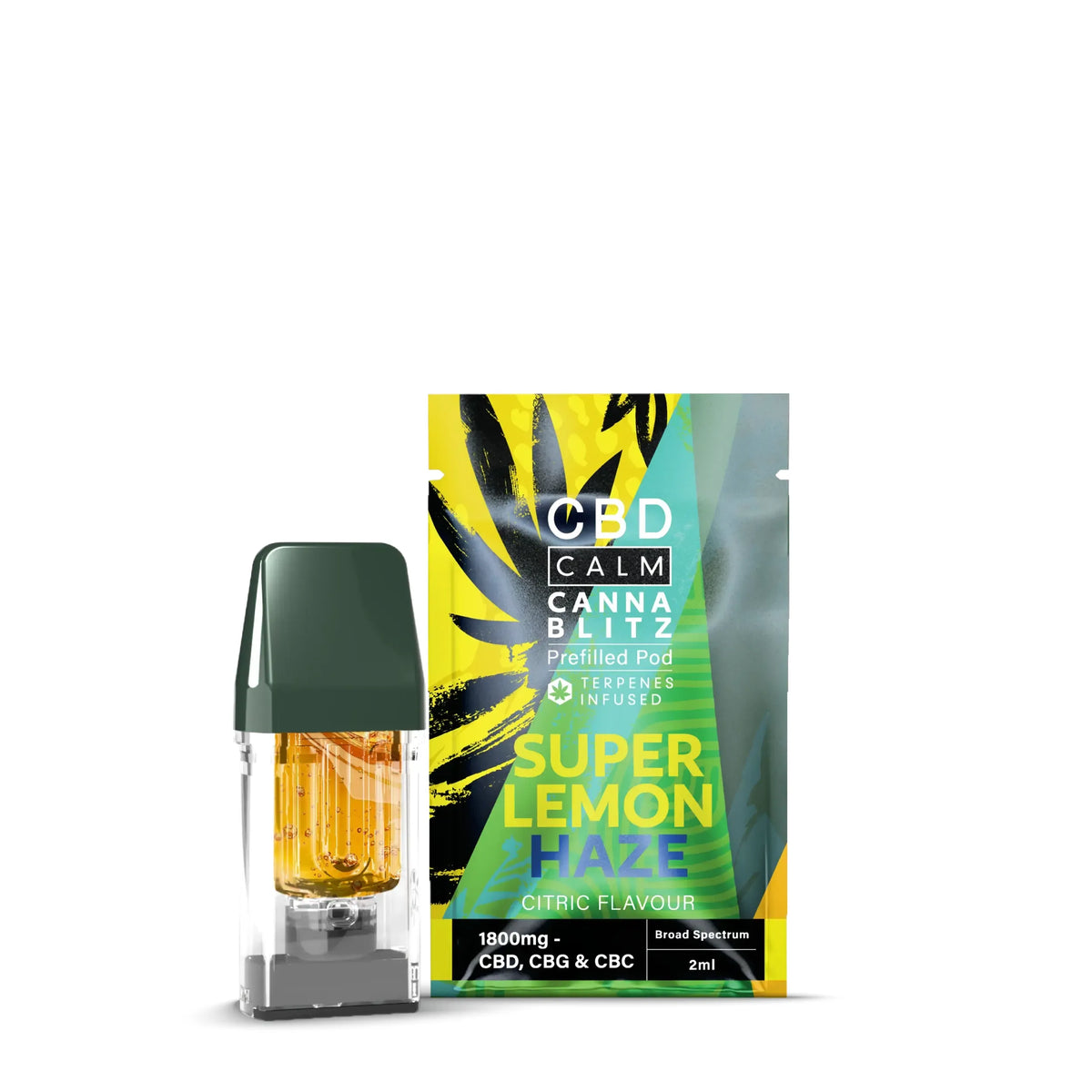 CANNABLITZ 1800mg Prefilled Pod CBD Calm