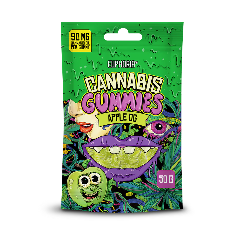 Euphoria Cannabis Gummies 50g (Vegan)