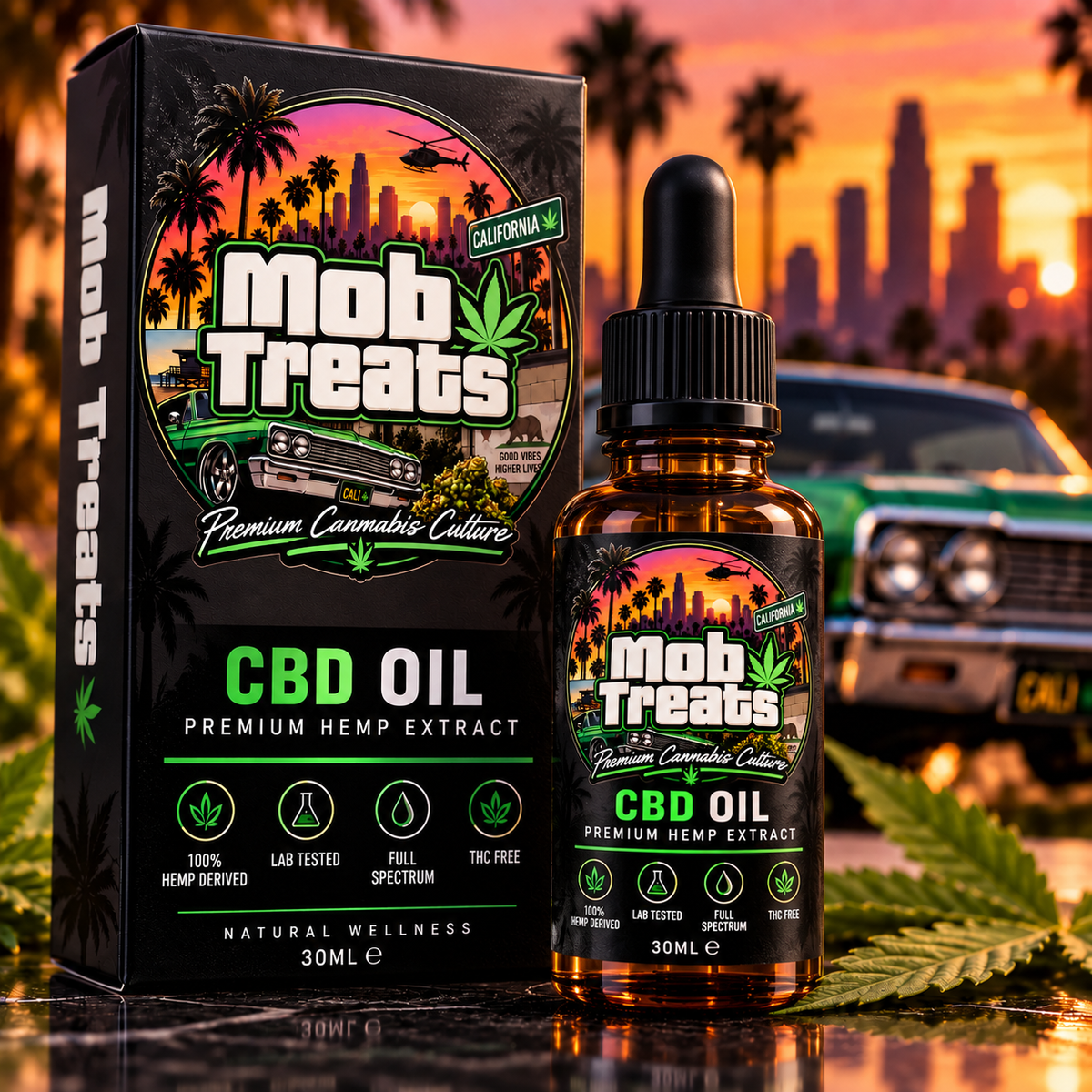 Mob Treats Organic CBD Oil 10ml