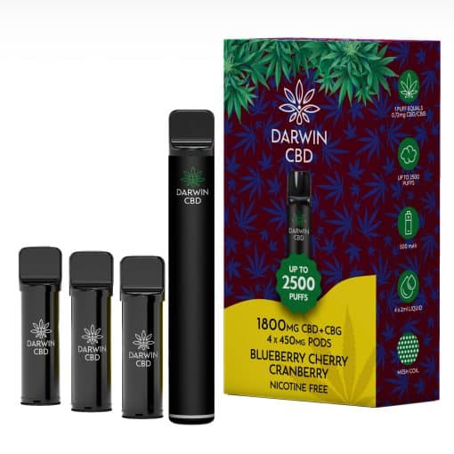 Darwin The Big One 4 In 1 1800mg CBD 2500 Puffs