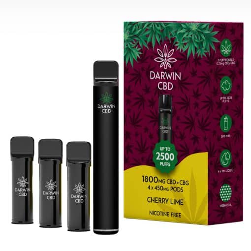 Darwin The Big One 4 In 1 1800mg CBD 2500 Puffs