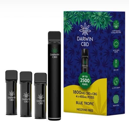 Darwin The Big One 4 In 1 1800mg CBD 2500 Puffs