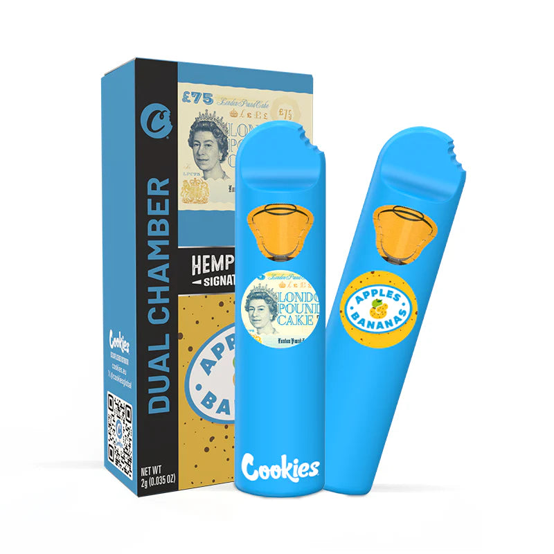 X1 New 2ML Cookies Dual Chamber THCP Pods UK Compliant