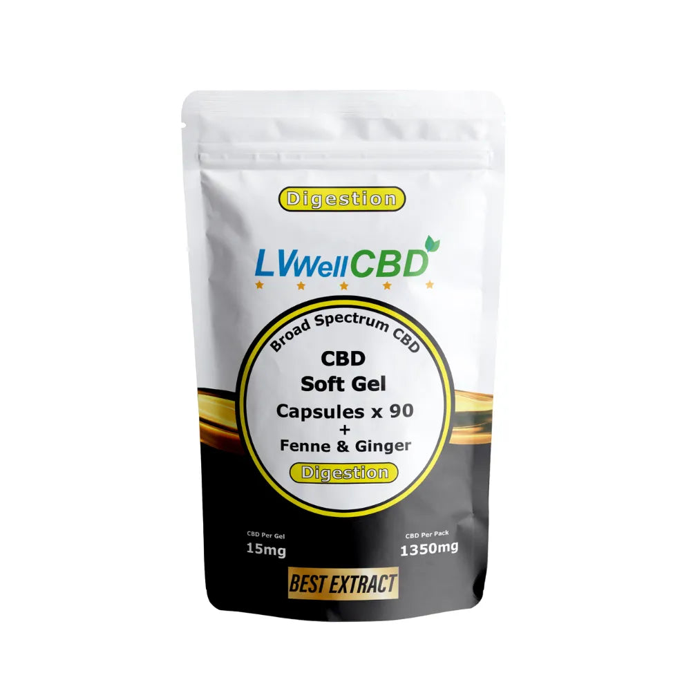 Digestion Broad Spectrum CBD Capsules 15mg