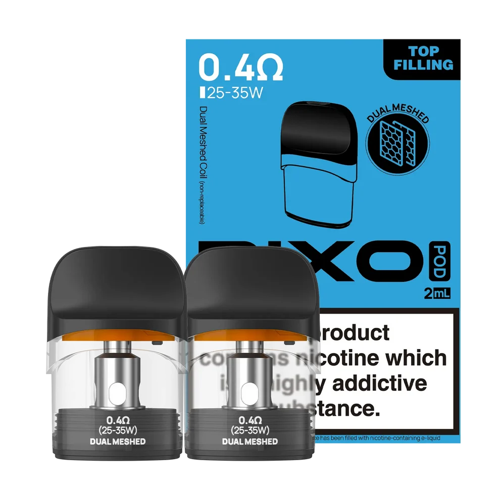 Aspire Pixo Side Fill Dual Mesh Replacement Pods 2 Pack