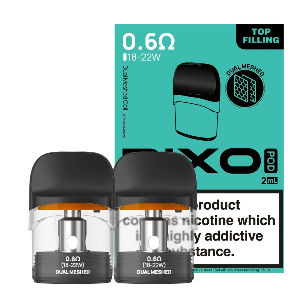 Aspire Pixo Side Fill Dual Mesh Replacement Pods 2 Pack