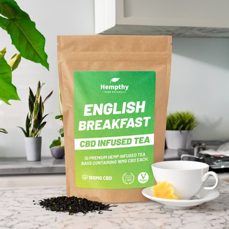 CBD Tea English Breakfast Bags Hempthy