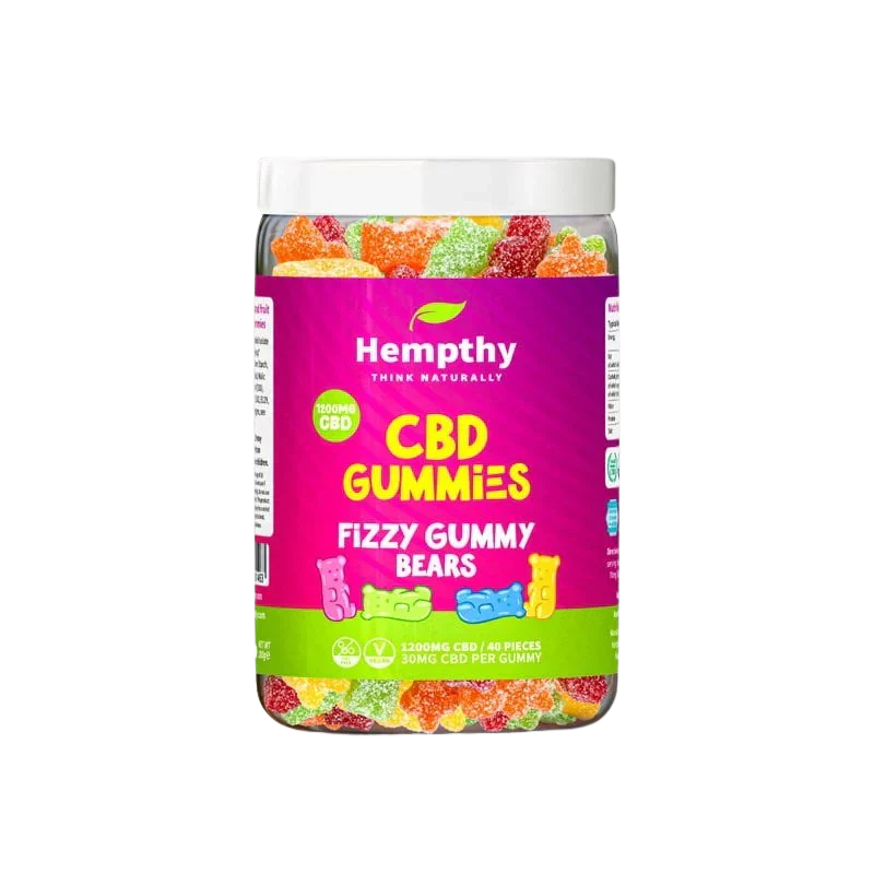 CBD Fizzy Gummy Bears 1200mg 40pcs