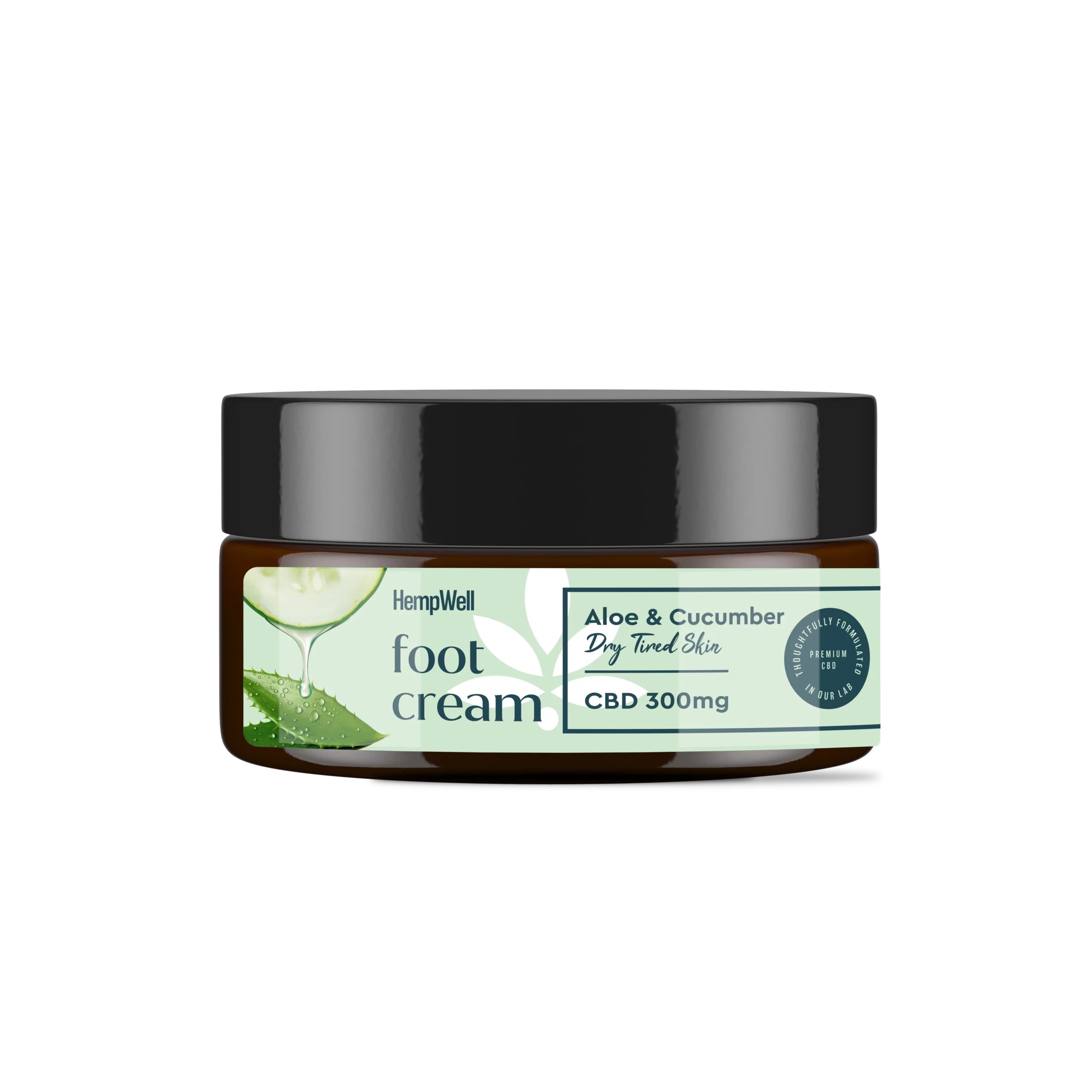 CBD Aloe and Cucumber Foot Cream 300mg 200ml