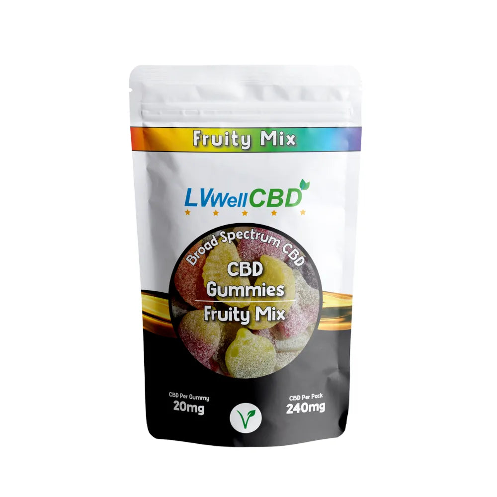 Fruity Mix Broad Spectrum CBD Gummies 20mg