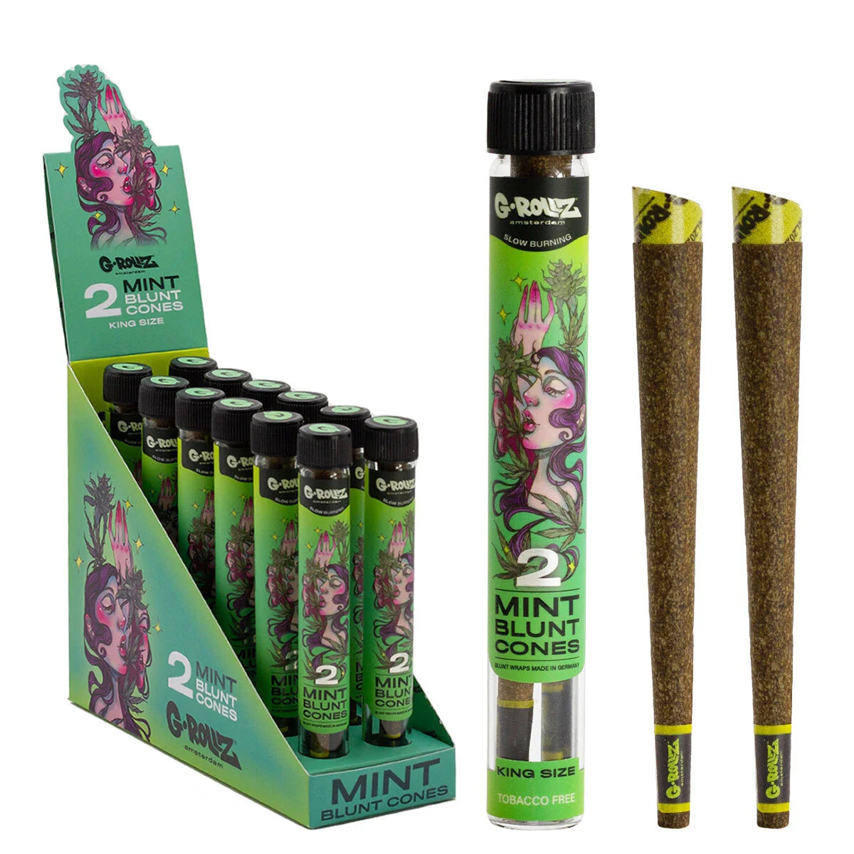 G-Rollz Cheech & Chong 2 Terpene Infused Hemp Blunts