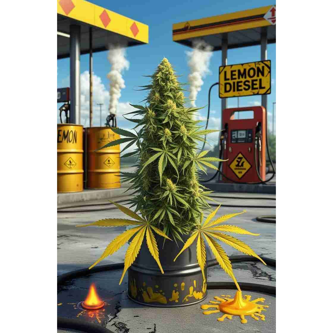 G14 THC Lemon Diesel|Lemon Diesel Cannabis Seeds