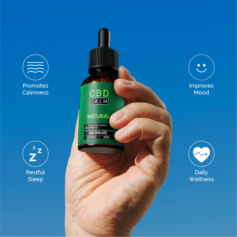 Natural Isolate Hemp CBG Oil CBD Calm