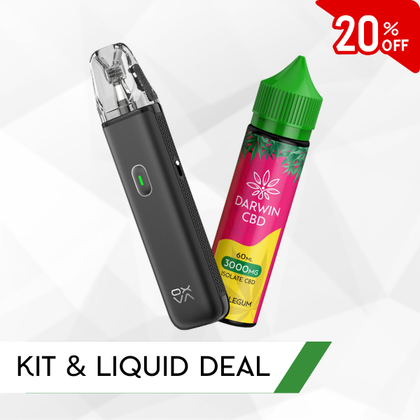 Xlim Go Lite Refillable Pod Kit + Darwin CBD 60ml 3000mg