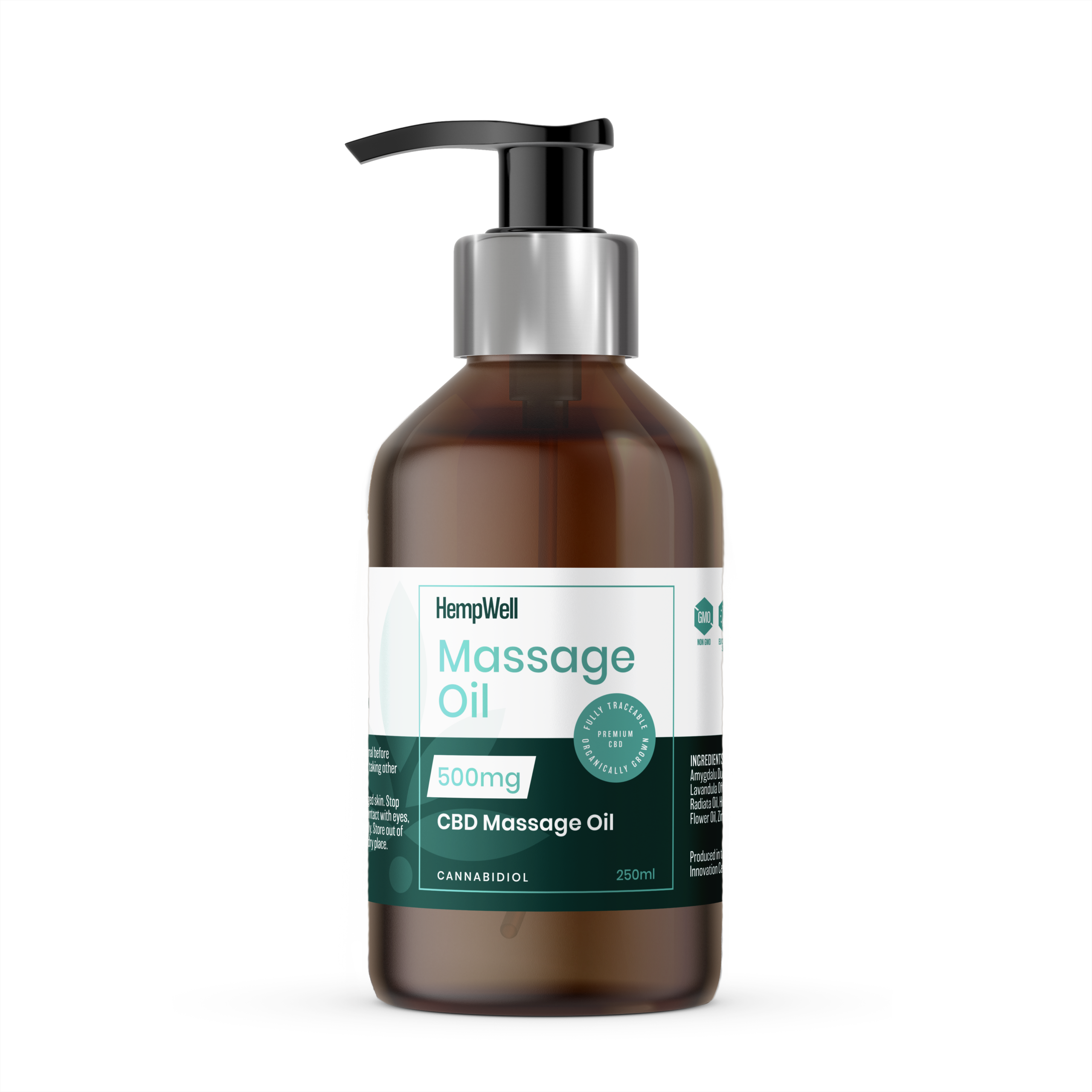 CBD Massage Oil Lavender 500mg (250ml)