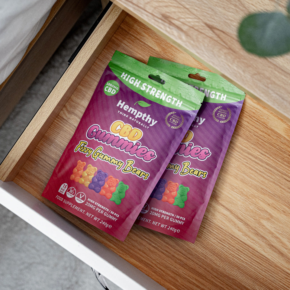 CBD Gummies Fizzy Bears Hempthy