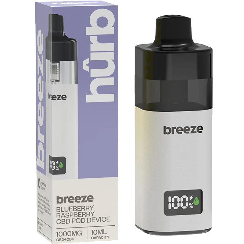 Hûrb Breeze CBD Pod Device CBD+CBG 1000mg 10ml