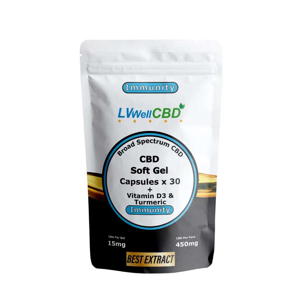 Immunity Broad Spectrum CBD Capsules 15mg