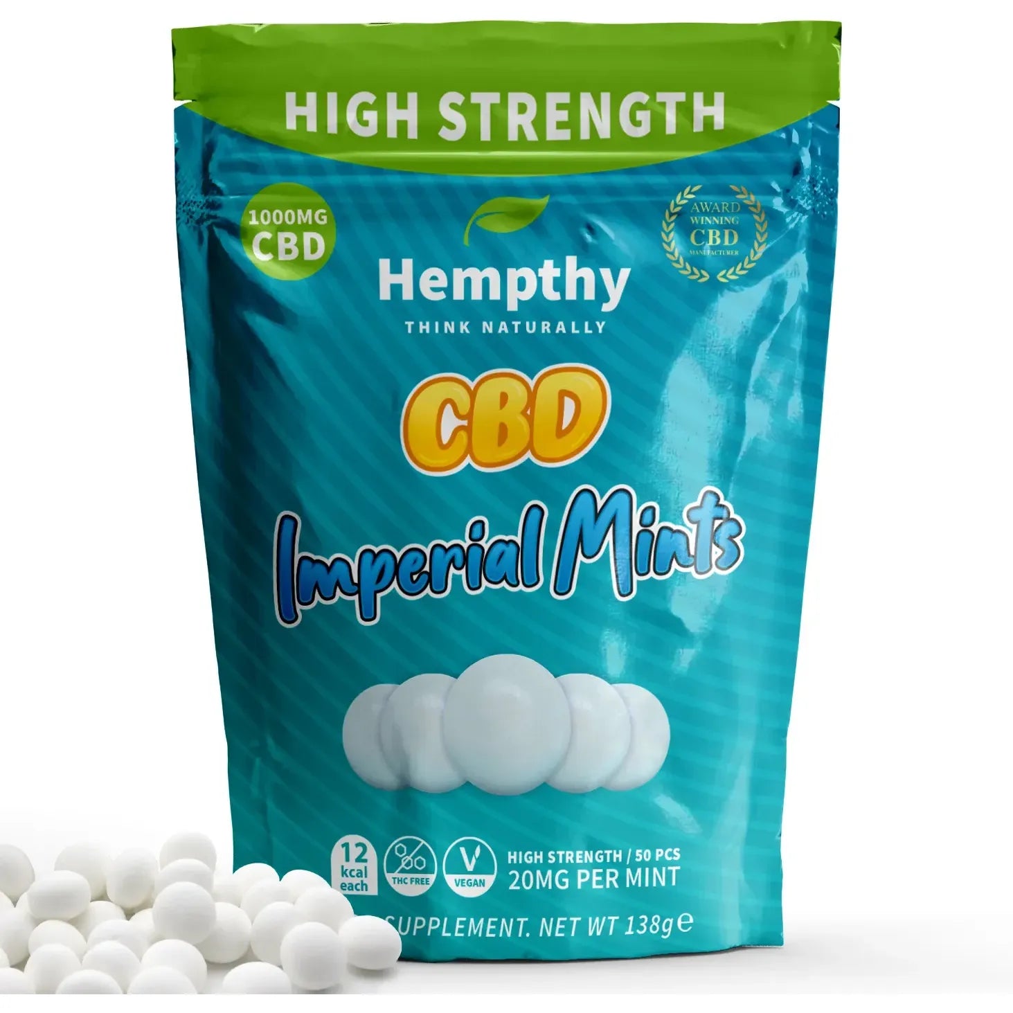Hempthy CBD Imperial Mints 1000mg