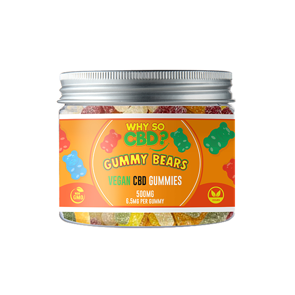 Why So CBD? 500mg Broad Spectrum CBD Small Vegan Gummies