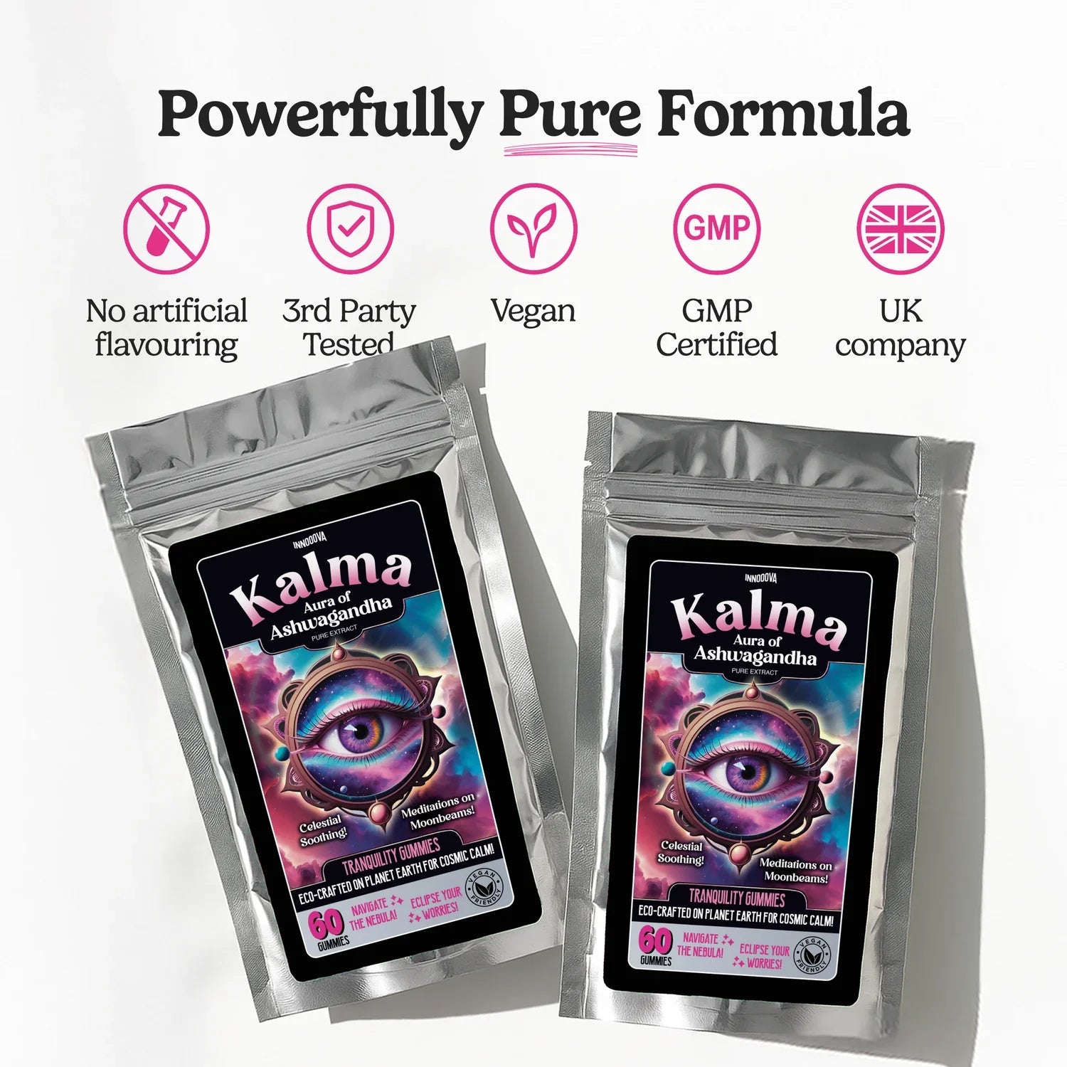 Kalma Ashwagandha Gummies By Inooova 60 Gummies