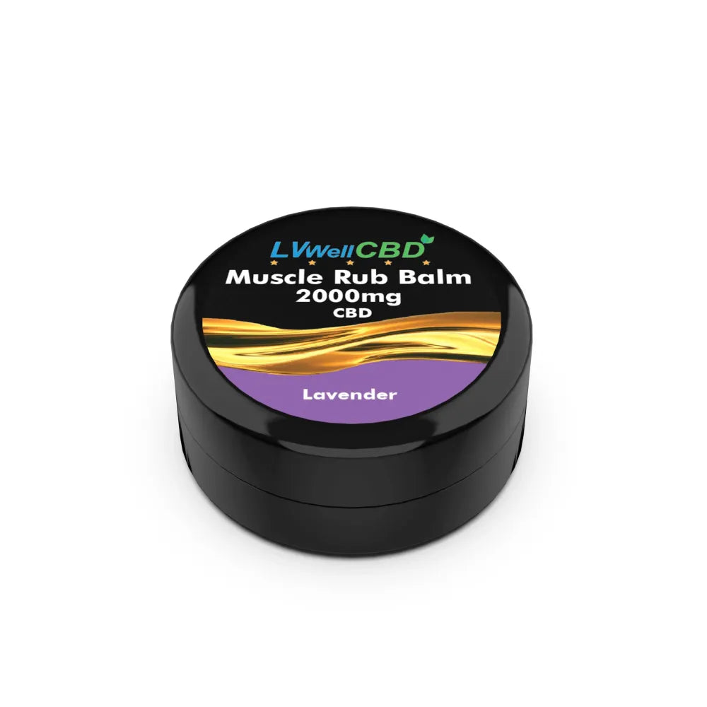 LVWell CBD Muscle Rub Balm 30ml