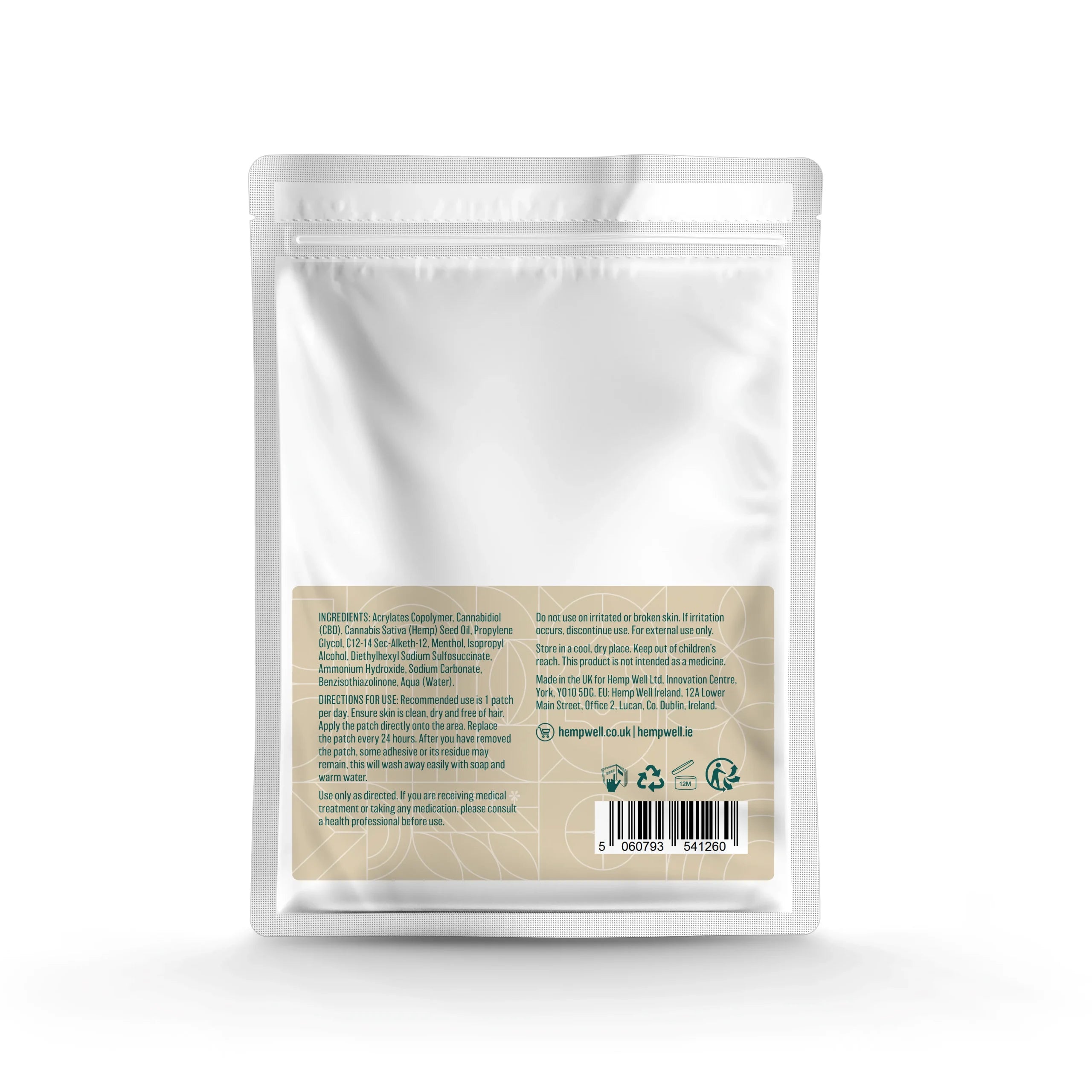 CBD Patches 1500mg (30 x 50mg)