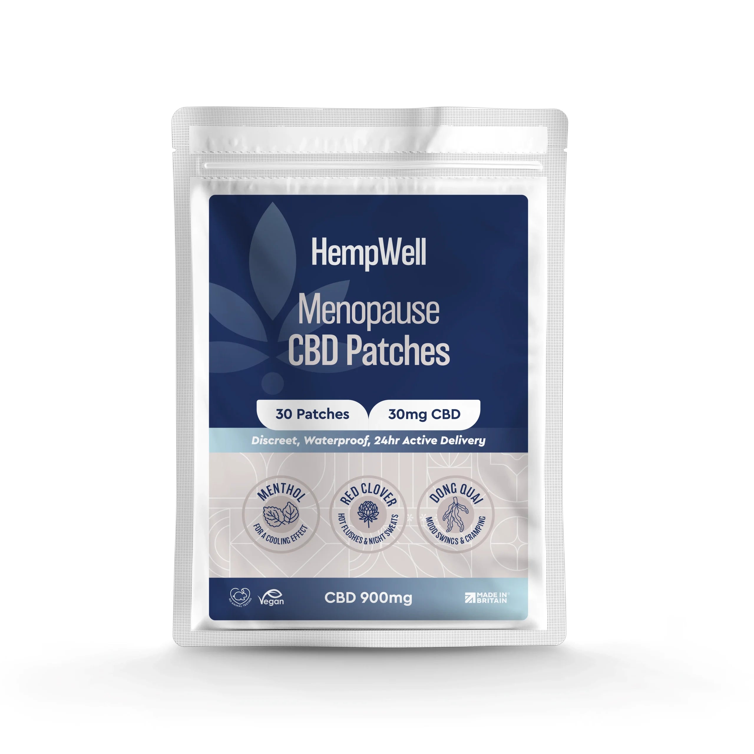 Menopause CBD Infused Patches 900mg (30 x 30mg)