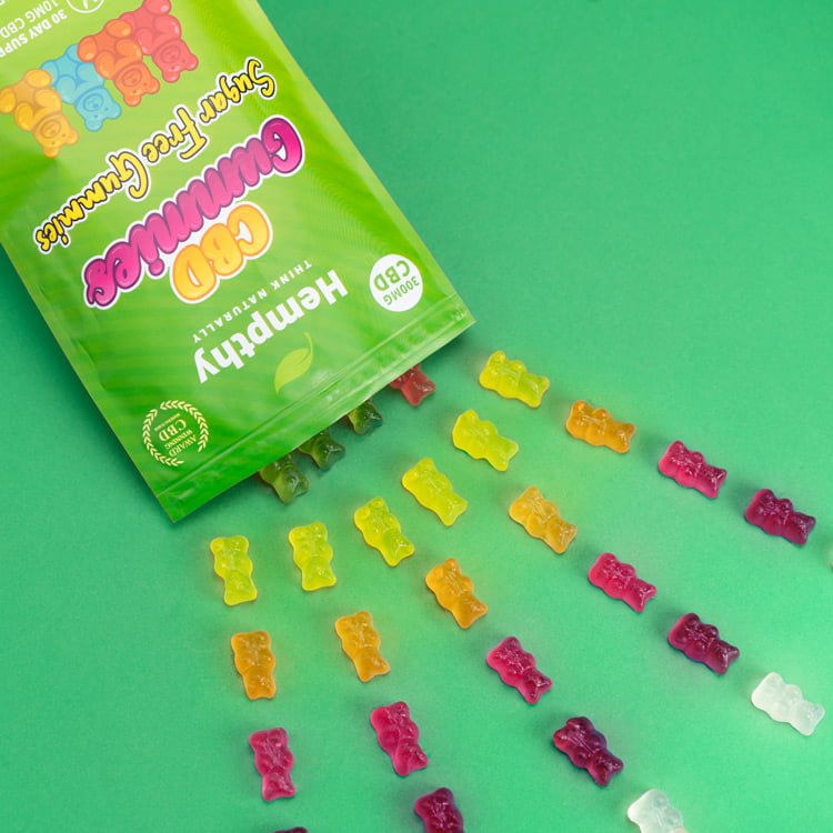 CBD Gummies Sugar Free Hempthy