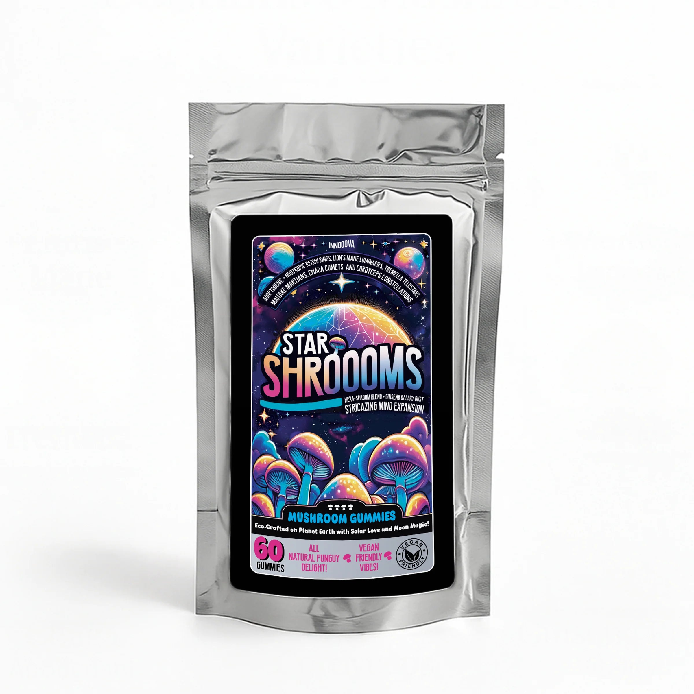 StarShroooms Full Pack 60 Mushroom Gummies