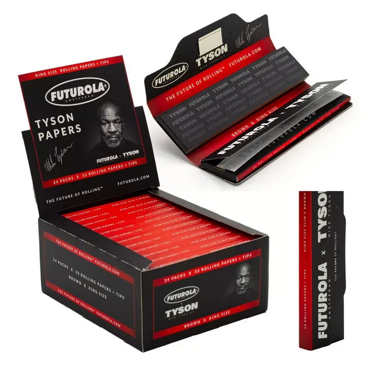 Tyson 2.0 x Futurola - King Size Rolling Papers + Tips