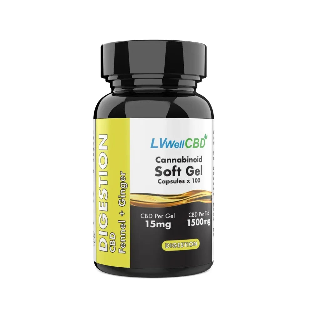 Digestion Broad Spectrum CBD Capsules 15mg