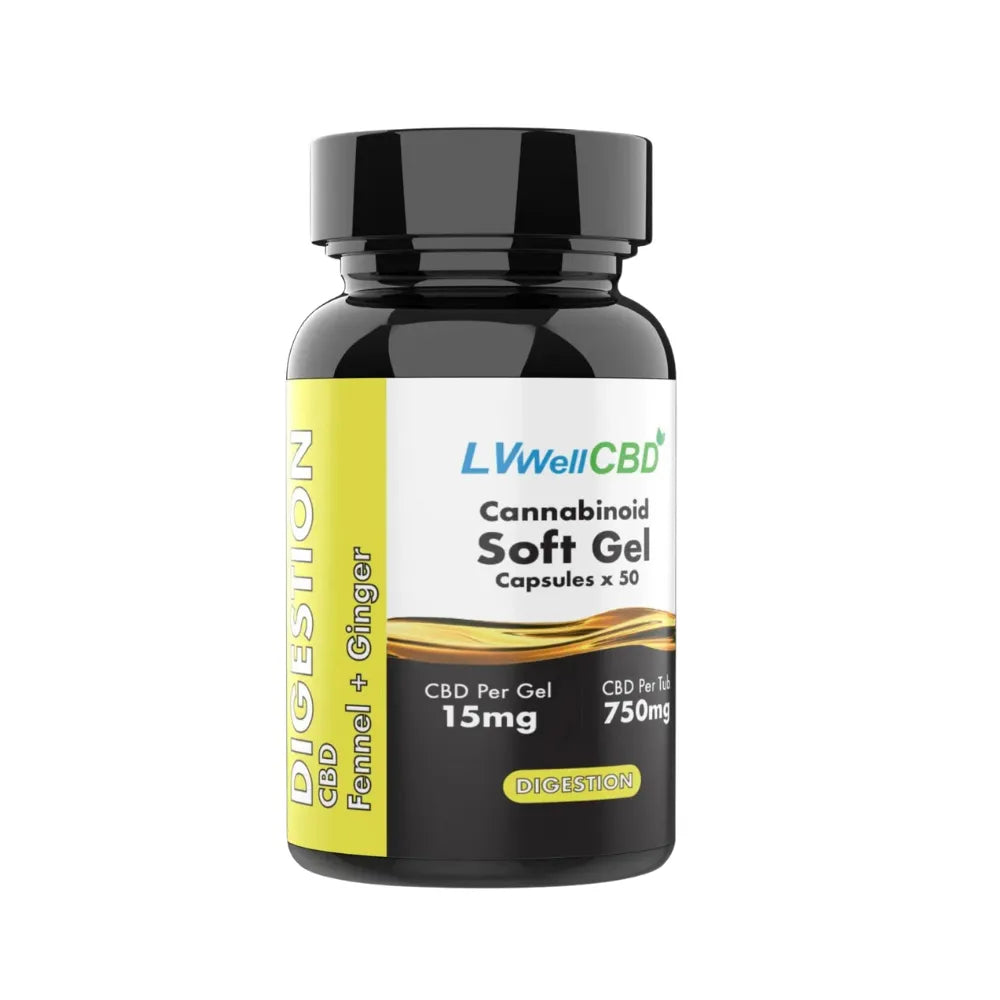 Digestion Broad Spectrum CBD Capsules 15mg
