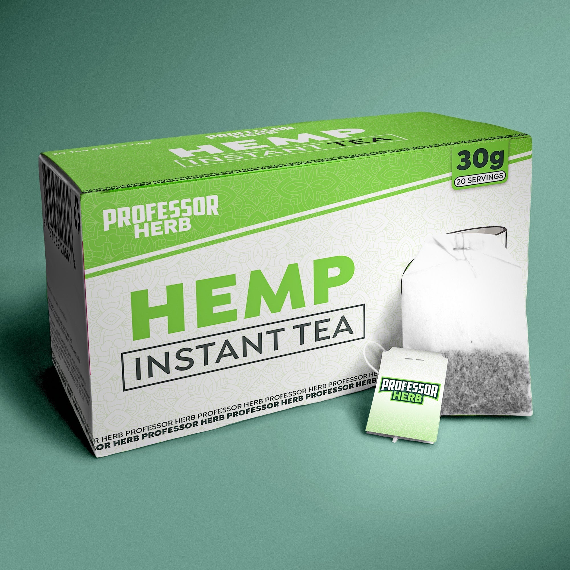Professor Herb Instant Hemp Tea 20 Servings