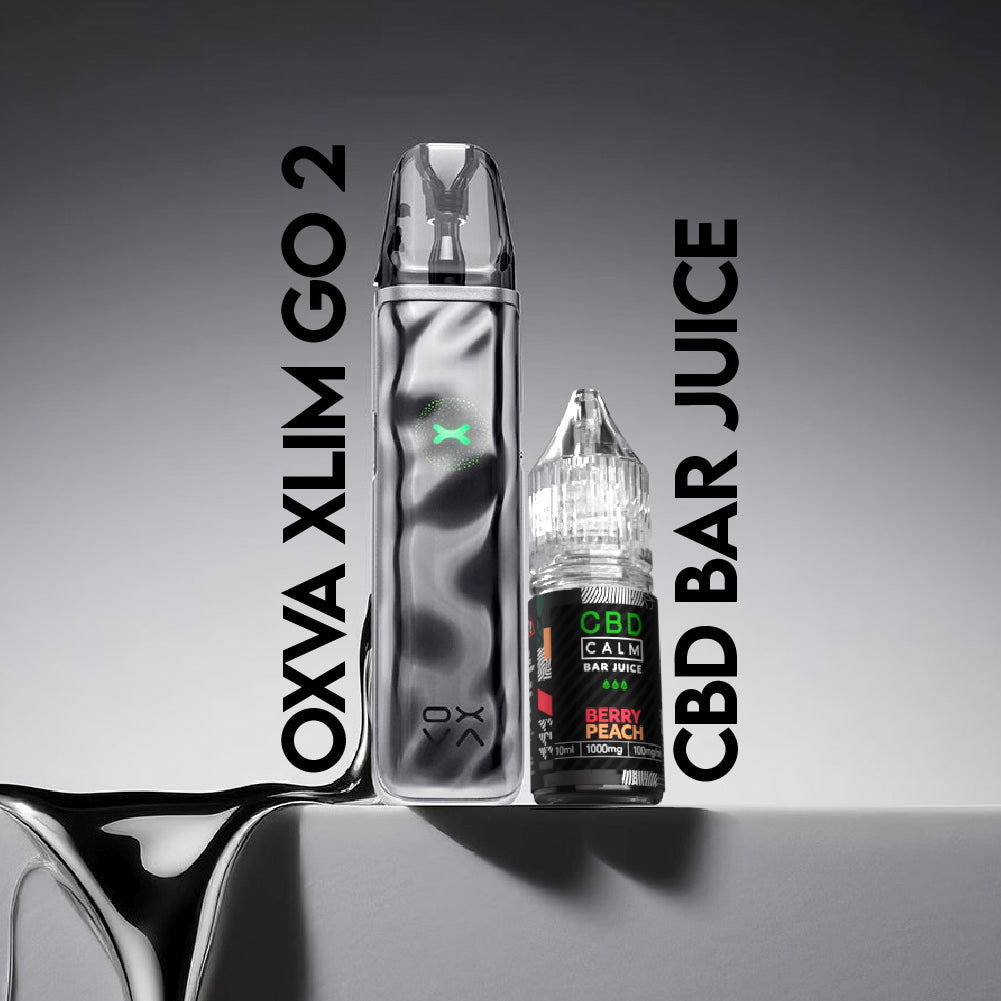 Bar Juice 1000mg With Oxva Xlim Go 2 Kit CBD Calm