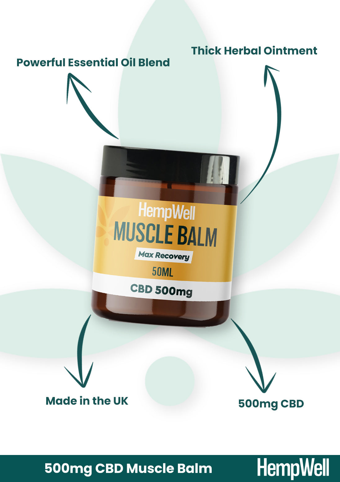 CBD Muscle Balm 500mg