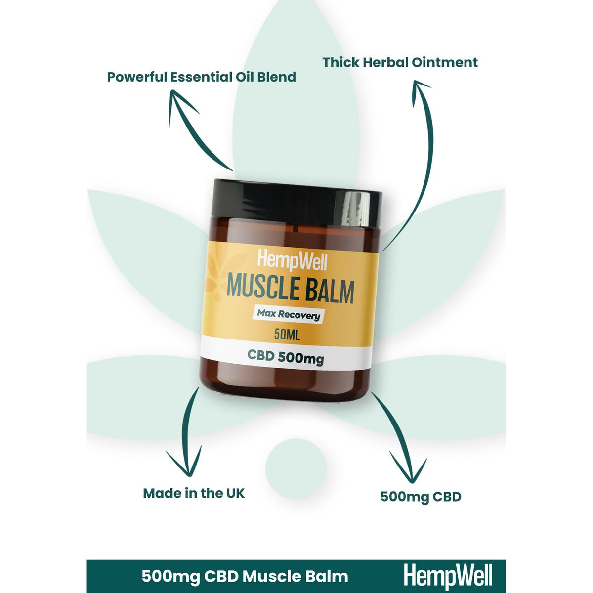 CBD Muscle Balm 500mg
