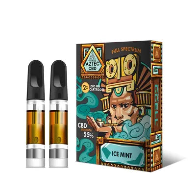Aztec 55% CBD Cartridges-2 Pack